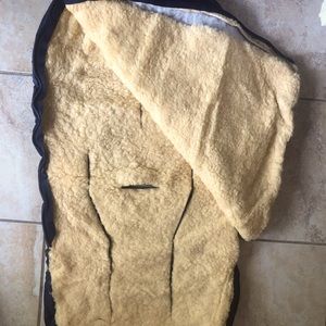 KAISER Stroller Sheepskin Foot Muff.
